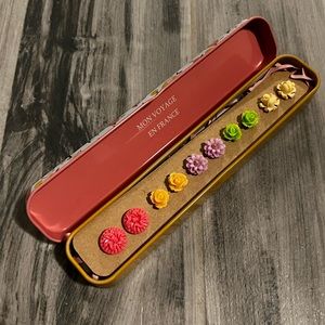 Floral Stud Earring Set